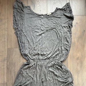 KORI WOMENS BRAND NEW FLUTTER SLEEVE ROMPER